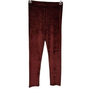 Women's Pull-on Leggings Stretch Pants Orange Black Striped One‎ Size